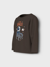 NAME IT Langærmet Bluse Victor Delicioso Octopus